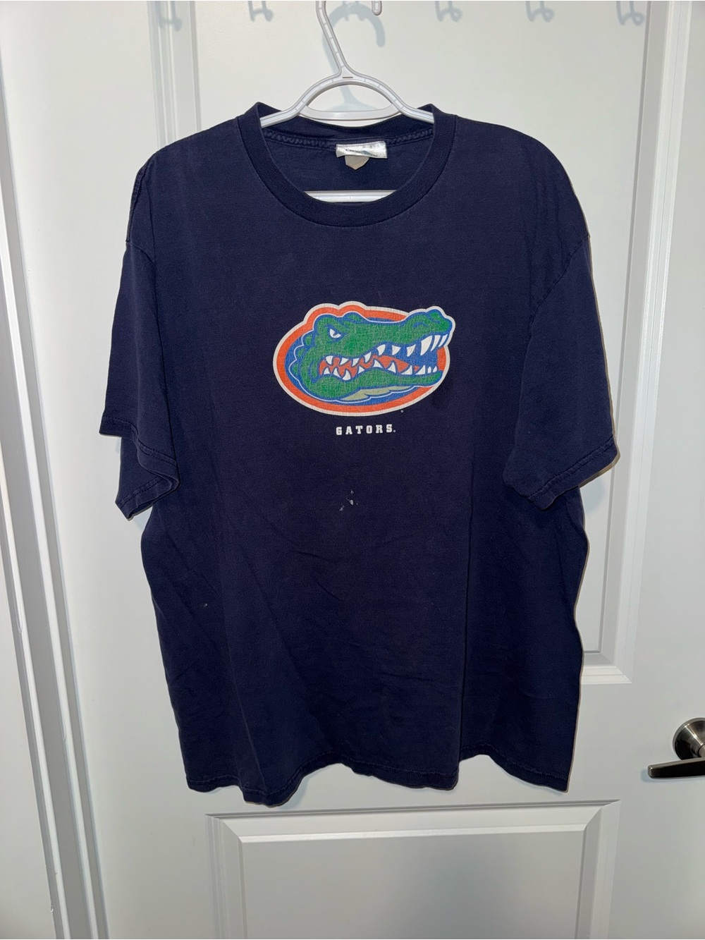 Vintage adidas Navy Blue Gators Graphic Short Sleeve Tee